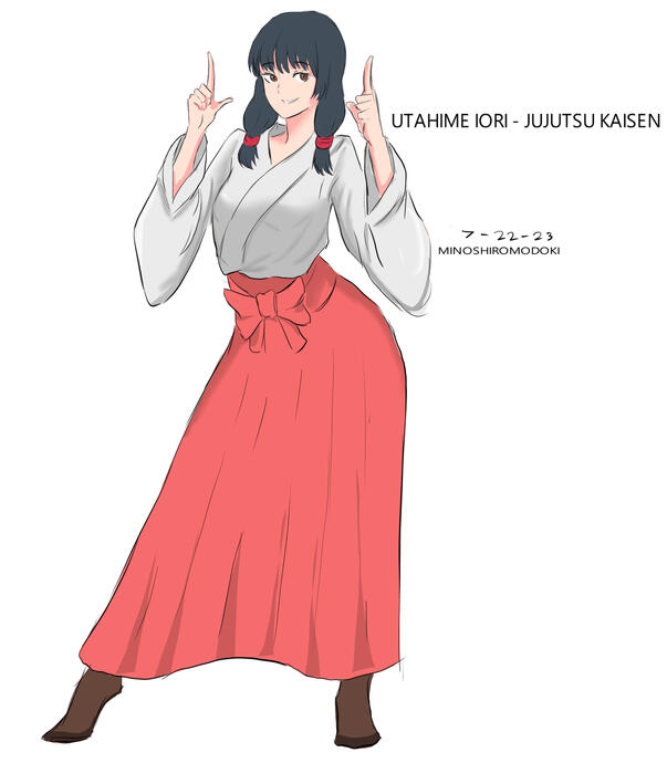 2nd fanart of Ms. Utahime Iori from Jujutsu Kaisen