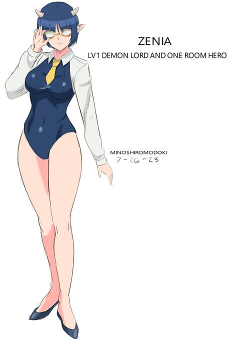 Zenia (fanart/character study) - Lvl1 Demon Lord