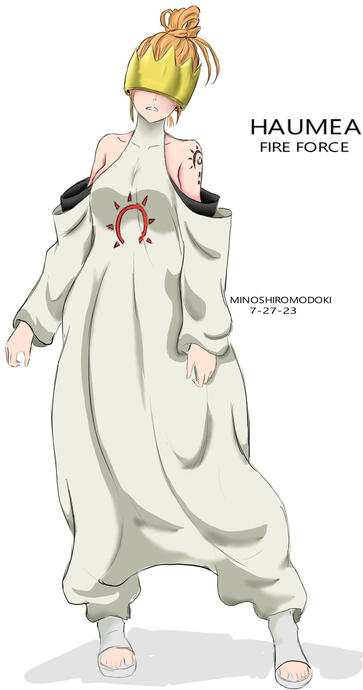Haumea (fanart/character study) - Fire Force