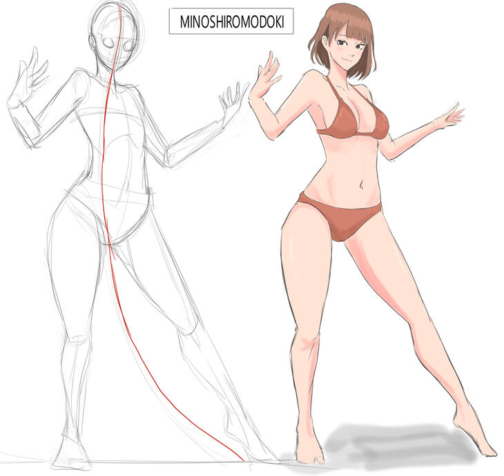 Identifying the action - attempting to deform the human body