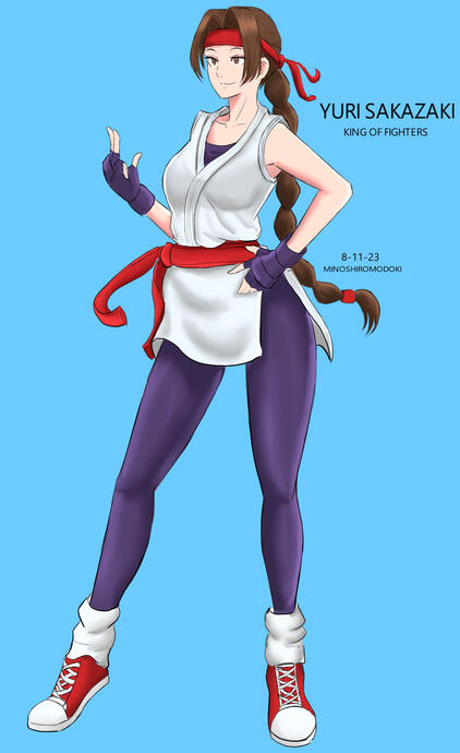 Yuri Sakazaki - KOF - character study