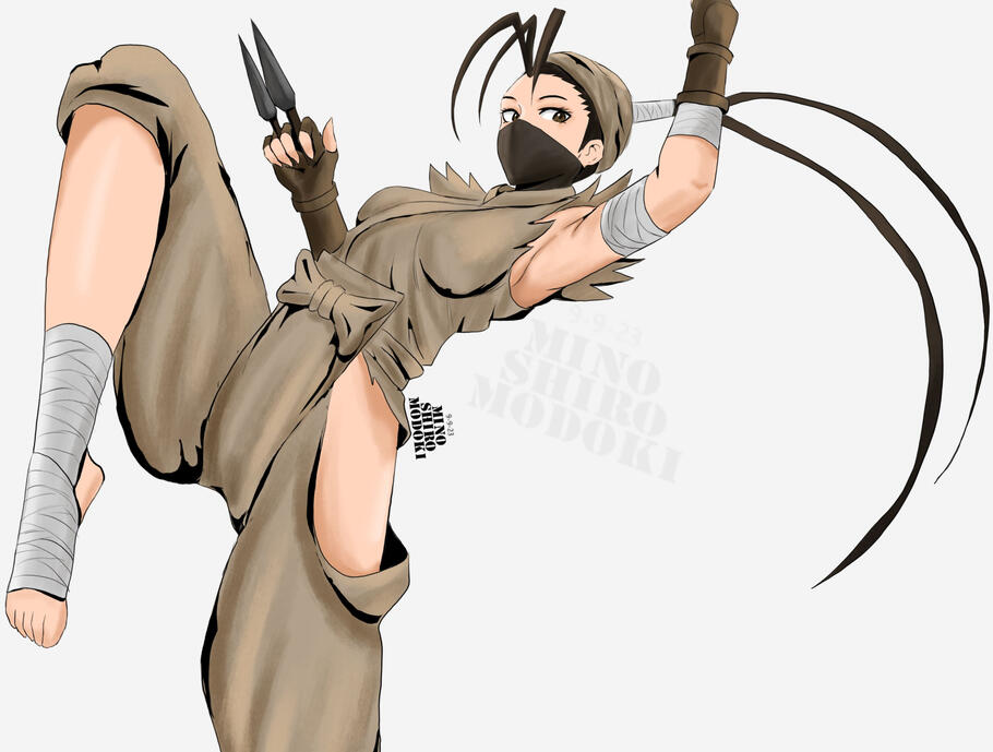 Ibuki - Street fighter fanart