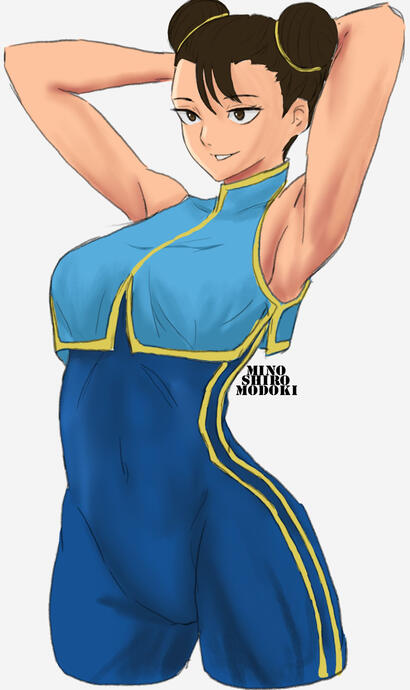 Chun-Li Street Fighter Quick Paint
