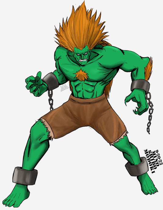 Blanka - Street Fighter fanart