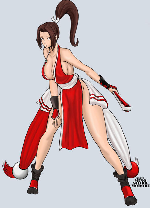 Mai Shiranui - character paint study